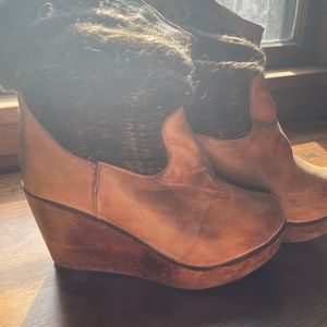 Bed Stu wedge booties